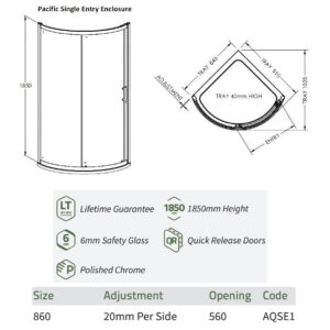 Quadrant Shower Enclosure